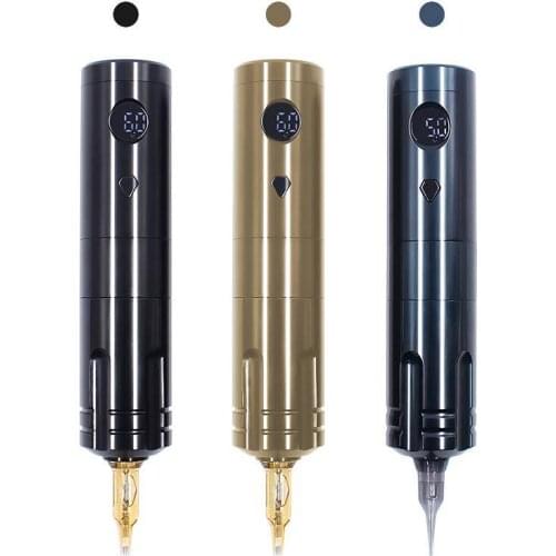 New gravity sensor voltage adjustment Wireless Tattoo Pen Machine Battery with Portable Power Brushless Motor Digital LEDDisplay