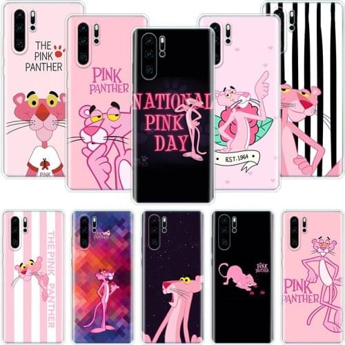 Pink Panther Cartoon Phone Case For Huawei Honor 10 9 20 9X 8A 8X 8S 7A 7X Lite Pro 10i 20i Y5 Y6 Y7 Y9 2019 Cover Coque