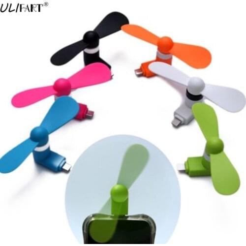 ULIFART USB Powered Fan Mini Micro USB Phone Fan Small Fan USB Portable Cooler Cooling Gadgets For XiaoMi HUAWEI Sumsang LG