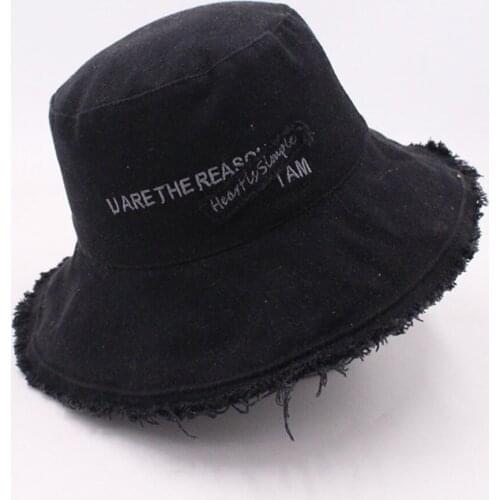 Unisex Fashion Casual Cap Women Denim Hat Elegant Beach Hat Solid Casual Sun Protection Fisherman Cap Chapéu De Pescador #P2