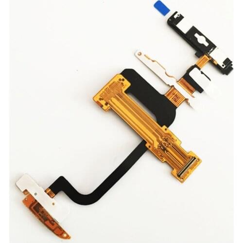 New Slide Flex For Nokia C6 C6-00 Volume Button Key With Camera Main Big Flex C6 Keypad Lcd Slider Slide Flex Cable