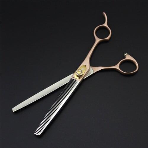 Professional 7 Inch JP440C Pet Scissors Dog Grooming Dog hair cutter Thinning Shears thinning rate 35%-75