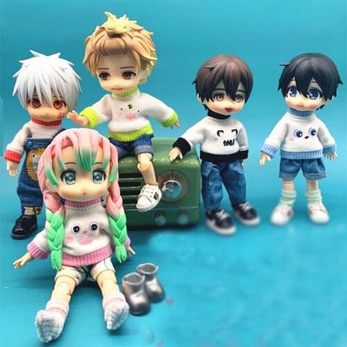 OB11 baby clothes Little monster hoodie Molly big red hoodie BJD GSC clay doll clothes coat