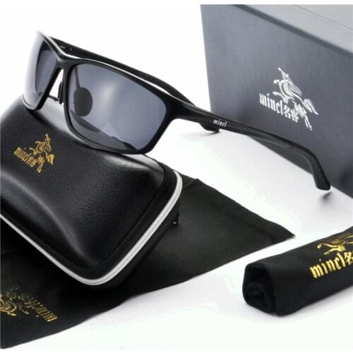 New Aluminum-Magnesium Sunglasses For Men Polarized Fishing Driving mirror Sun Glasses High Quality Hot Mens Goggles FML