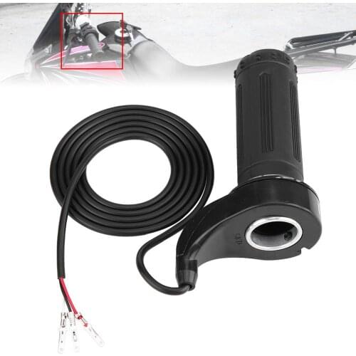 Black Universal Motorcycle Accelerator 12V attracting and providing Throttle Electric Scooter Twist Speed Throttle Grip