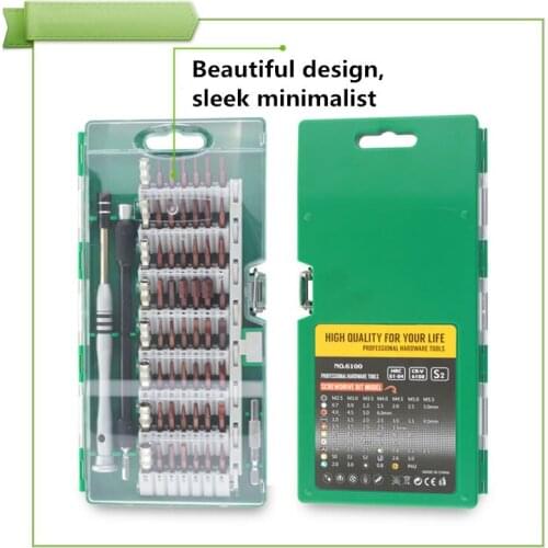 Manual screwdriver set 60 in 1 screwdriver batch Mobile digital repair tool multi-function combination 1 set