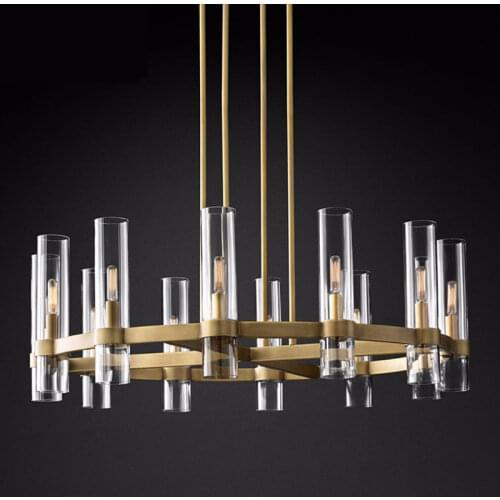 SaloEElaitte Chrome Chandeliers