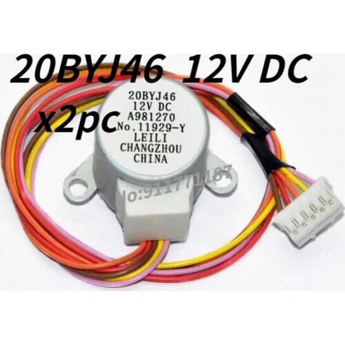 2pc original Panasonic air conditioning parts swing motor stepper motor 20BYJ46 12V air conditioning stepper motor 26mm pitch