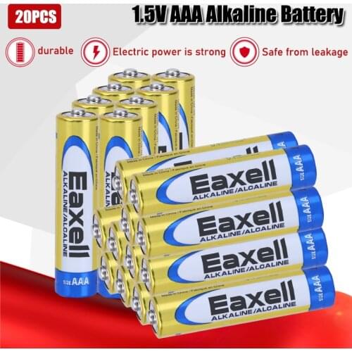 20PCS Original maxell 1.5V AAA Alkaline Battery LR03 For Electric toothbrush Toy Flashlight Mouse clock Dry Primary Battery