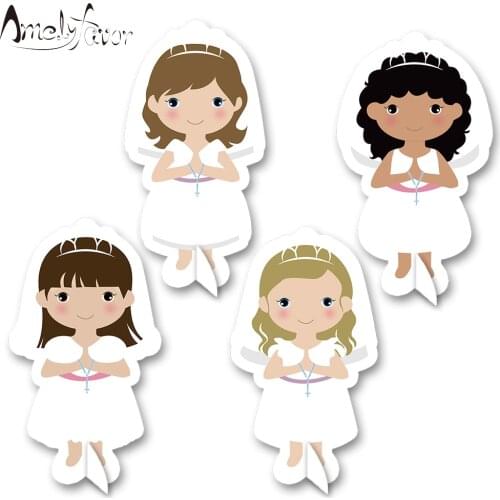 My First Communion Theme Girls Series 2 Table Centerpiece Birthday Festival Event Party Decorations Supplies Girl Party Decor
