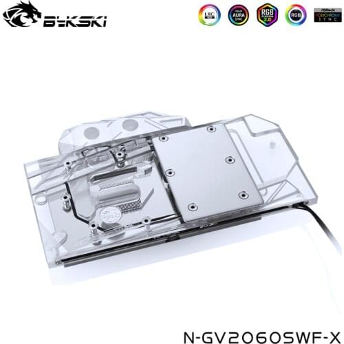 Bykski Watercooler For Gigabyte Geforce RTX2060 SUPER WINDFORCE OC 8G,SUPER Gaiming OC 3X ,RTX2070 WINDFORCE 2X 8G,N-GV2060SWF-X