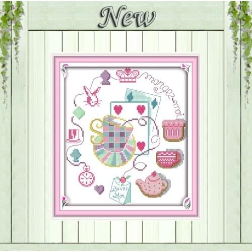 Magic props cartoon decor diy paintings 11CT counted printed on the canvas DMC Cross Stitch kits 14CT needlework Sets embroidery