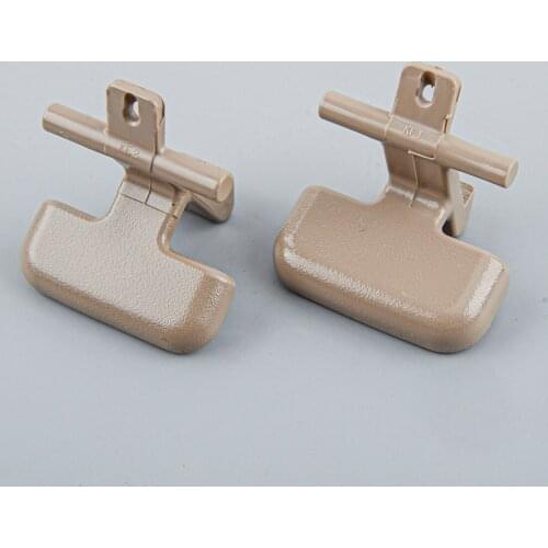 2pcs/Set Beige Center Console Armrest Upper & Lower Latch Clip Fit for Hyundai Sonata 2009-2010 846613K000V2 846623K000V2