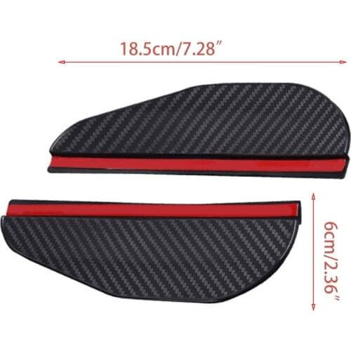 Rear View Mirror Rain Guard Blade, Rain Eye Brow Protection Cover,Car Side Wing Mirror Rain Protector Cover Cap