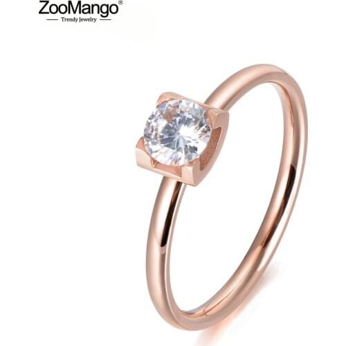 ZooMango Rings With Cubic Zirkonia For Women