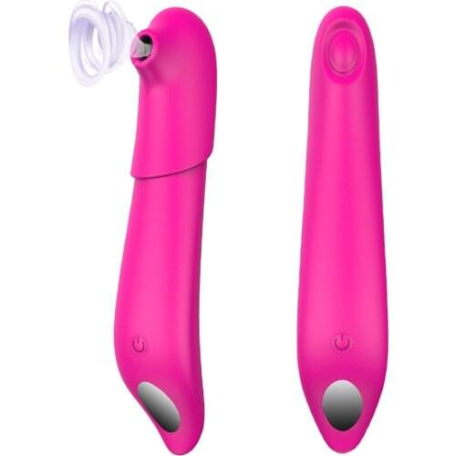 2 In 1 Slap-up Womens Vibrator Clitoral Sucking Vibrator Nipple Sucking Sex Breast Massage Machine