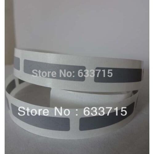USD30/2000 pieces grey silver scratch off card label in 10*30mm