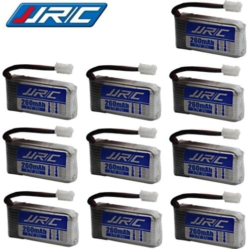 JJRC H36 Original battery 3.7V 260mAh For E010 E011 E012 E013 Furibee F36 RC Quadcopter Parts 3.7v Lipo Battery 1-10pcs