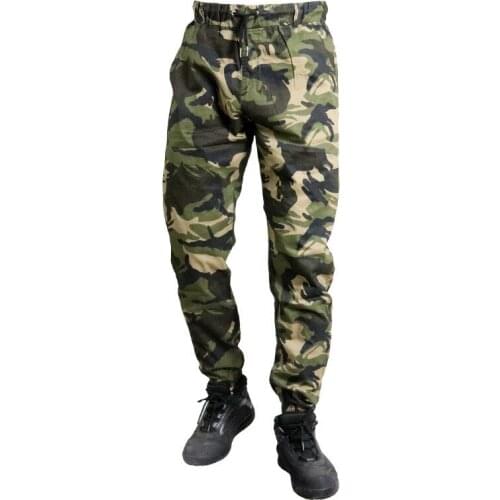 Military Training Tactical Pants Men Outdoor Sports Climbing Pure Cotton Jungle Camouflage Fast Dry ThinBreathable Cargo Trouser