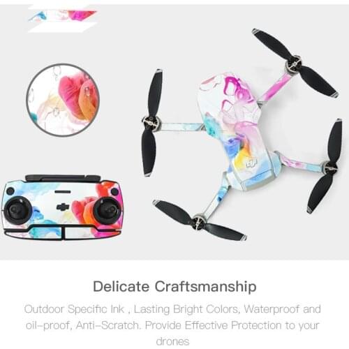 For DJI Mavic Mini Sticker Smooth Protective Film PVC Sticker Remote Control Body Waterproof Scratch Full Cover Skin Accessories