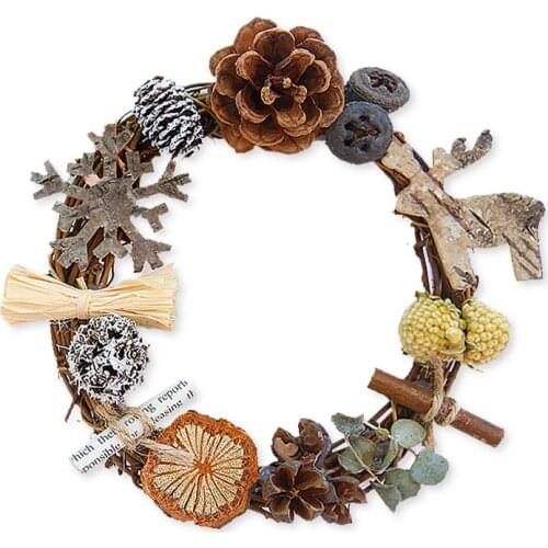 Handmade Natural Vine Retro Garland Photography Decorations Headwear Wreath Fotografia Backgrounds Props for Studio Photo Shoot