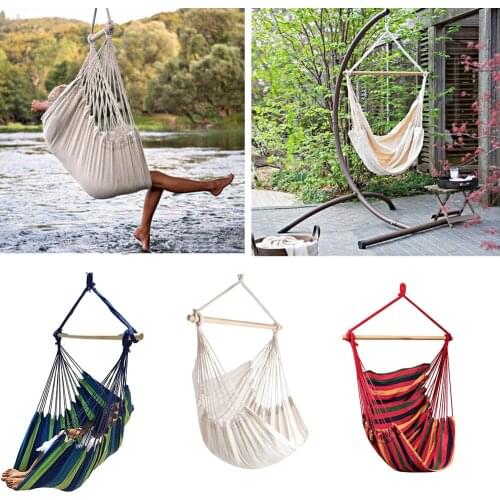 Hammock Garden Hanging Chair Outdoor Camping Hammock Bed Bedroom Dormitory Hanging Bed without Sticks and Ropes