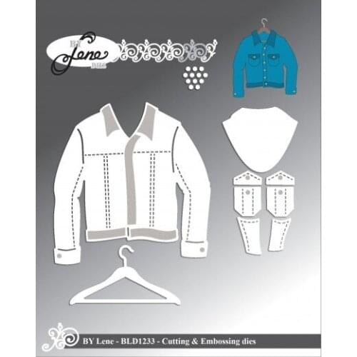 Metal cutting dies Denim jacket die mold decoration Scrapbook paper craft knife mould blade punch stencils die