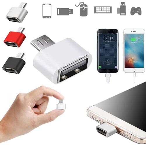Mini Micro USB OTG Adapter Male To USB 2.0 Female Connector Data Portable OTG Converter For Samsung Xiaomi Mobile Phone Adapters