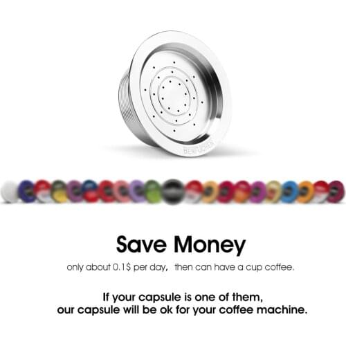 ICafilas Reusable Coffee Capsule Disposable Foils Seal Stainless Steel for Lavazza A Modo Mio Filter Pod Aluminum Foil Coffee Ma