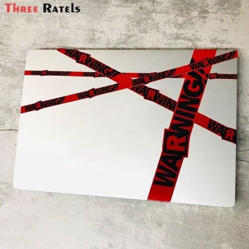 Three Ratels F304 Cool Persona Series Warning Strip Sticker For Laptop Motorcycle Car Decal Waterproof Vinyl Anti Scratch Film