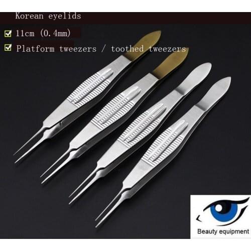 Ophthalmic surgery tools, toothed eyelids, double eyelid embedding, cosmetic plastic tissue, fat, microscopic tweezers