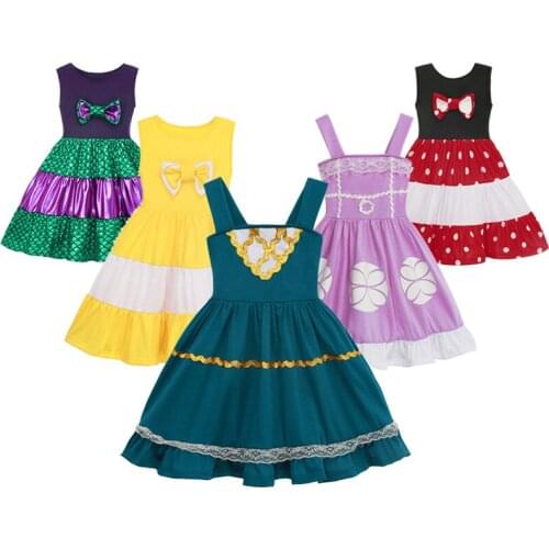 3-10 Years Girls Summer Dress Party Cosplay Casual Clothing Fashion Children Costume Outfit Girls Dress 2020 New