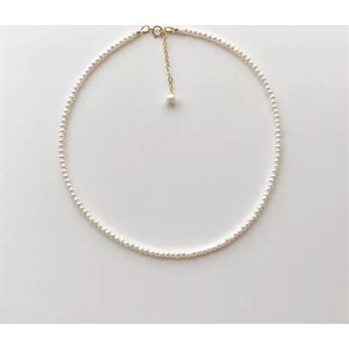 New Fashion Simple Mini Natural Freshwater 6-7MM Pearl Necklace