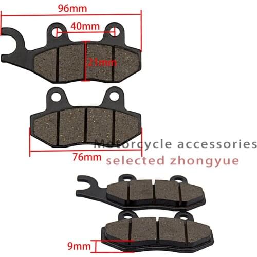 Motorcycle Front Brake Pads For SYM Symply 50 Symphony (4T) SR 11 Jungle Jet 100 (G100P-6) City Com 125 Fiddle II