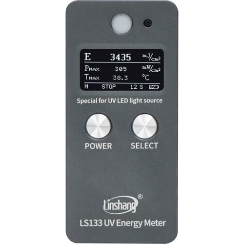 Portable LS133 UV Energy Meter for 365nm 385nm 395nm 405nm UV dryers UV curing machines