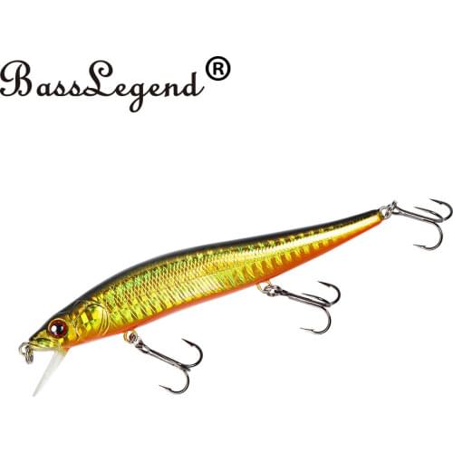 BassLegend - Fishing Floating Minnow Jerkbait Bass Pike Lure 110mm/14.5g
