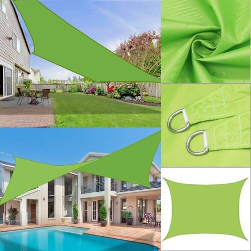 Rectangle Shade Sail Garden Terrace Canopy Awning Patio Sun Shade Waterproof Pergola Carport Awning For Balcony Garden Pavilion