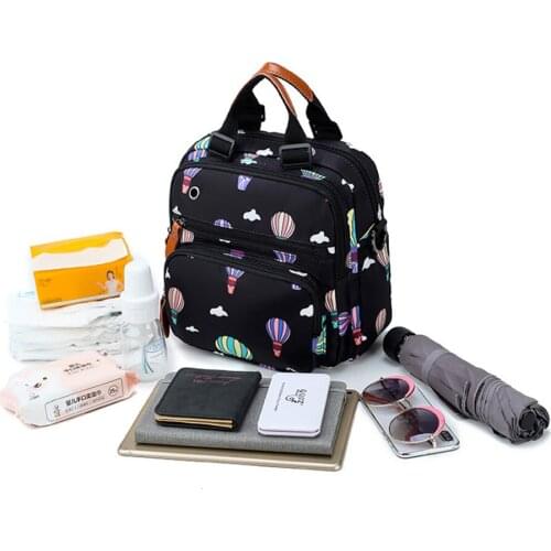 Baby Diaper Bag Backpack for Mommy Maternity Baby Care Nappy Nursing Bags Fashion Travel Diaper Backpack for Stroller Hanging