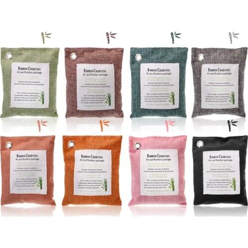 Air Freshener Bag Fridge Wardrobe Shoe Cabinet Bamboo Charcoal Odor Remover Bamboo Charcoal Non-woven Fabric Air Refreshing Bag