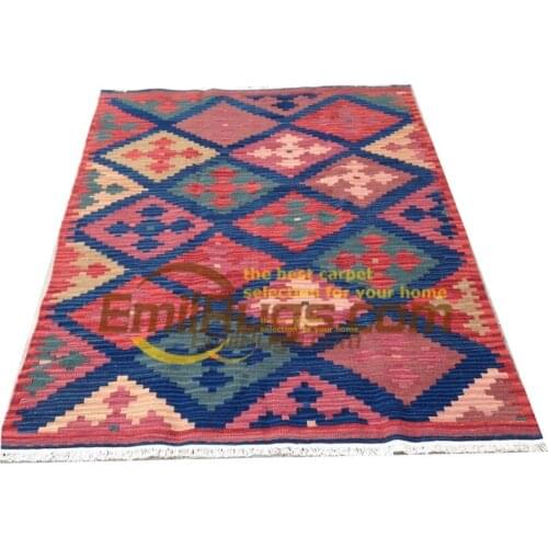 Nordic style kilim rug Woven Livingroom Square Turkish Sale Wool Knitting Fabric