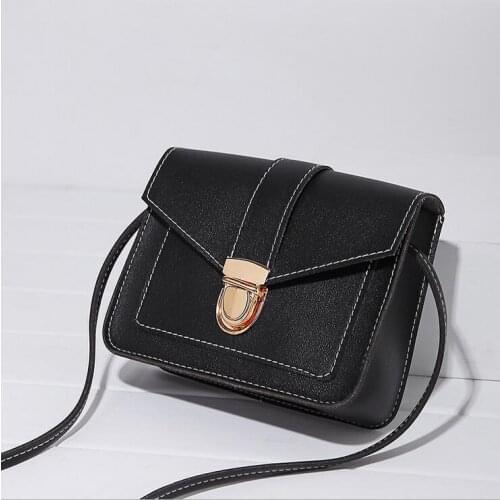 Ladies Phone Purse Messenger Bag 2021 Mini Pu Leather Shoulder Messenger Bag Bolsas Fashion Small Crossbody Bags for Women