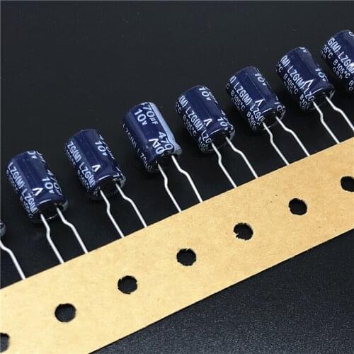 50pcs 470uF 10V LTEC LZG Series 8x11.5mm Low Impedance Long Life 10V470uF Aluminum Electrolytic capacitors