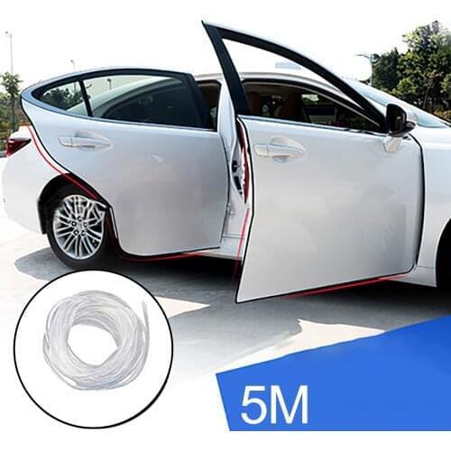 5M U Type Universal Car Door Edge Guards Trim Styling Moulding Protection strip Scratch Protector For Car Vehicle 2021