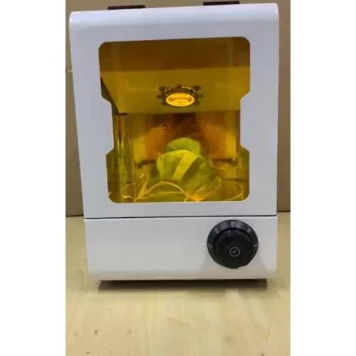 2020 IFUN Masks disinfection use 50W desktop 200nm-450nm uv post-curing box machine with rotating tray