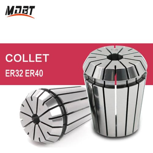 Quality ER Collet Chuck ER32 ER40 For CNC Milling Tool Holder Engraving Machine Lathe Mill Spring Chuck CNC 0.008 COLLET ER