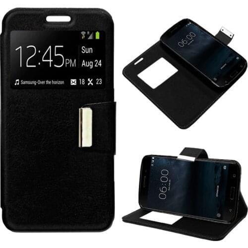 Case Flip Cover Nokia 6 Color Black