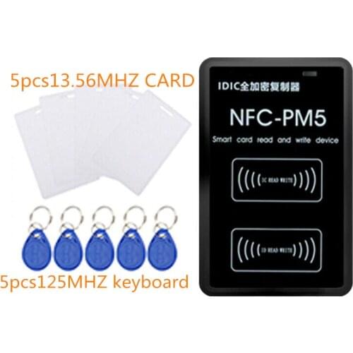 NFC-PM5 IC Duplicator RFID Reader Writer Decoding Card Copier Set with 13.56MHZ card