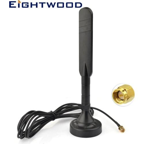 Eightwood 4G LTE SMA Antenna Aerial Compatible for BolyGuard LTL Reconyx Moultrie Wireless Field Modem Cellular Trail Camera