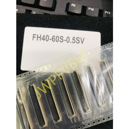FH40-60S-0.5SV 60 Position FPC Connector Contacts, Vertical - 1 Sided 0.020" (0.50mm) Surface Mount