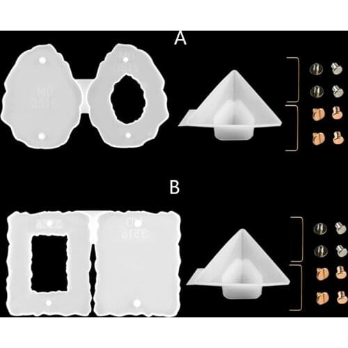 Photo Frame Epoxy Resin Casting Mold Irregular Picture Frame Mold Silicone Mold DIY Personalized Photo Frame Molds Craft